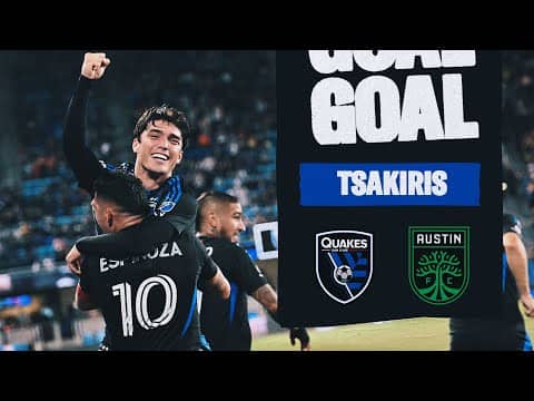 GOAL: Niko Tsakiris MLS Debut Goal vs ATX
