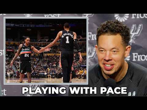 Mitch Johnson on Spurs Offense Picking Up with Pace