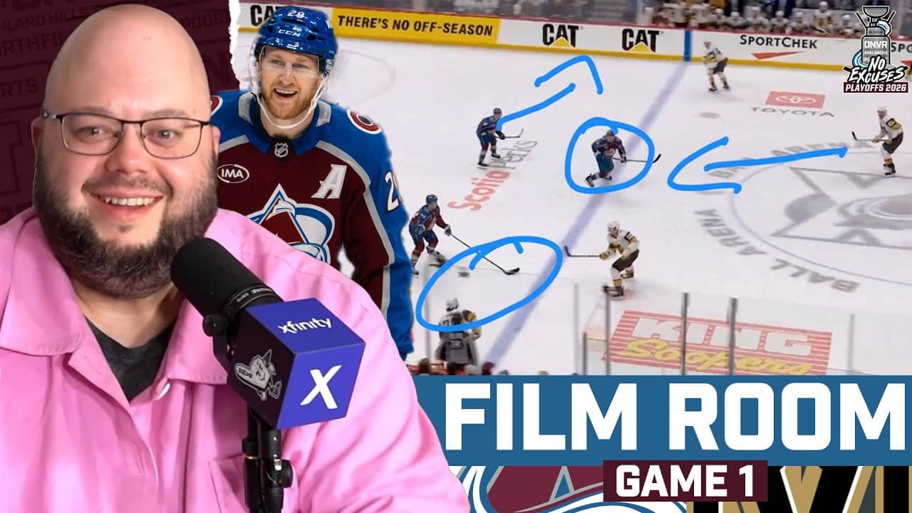 Why Avs' Game 1 Loss vs Vegas was FRUSTRATING but VERY Fixable | Film Room