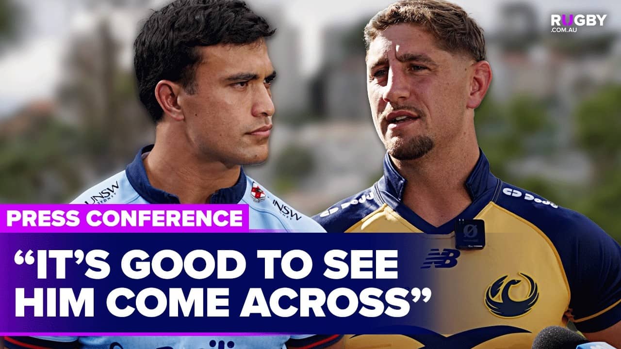 Joseph Suaalii & Zac Lomax speak ahead of Waratahs v Force clash | Press Conference