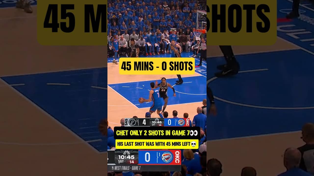 Chet STOPPED shooting in Game 7😨