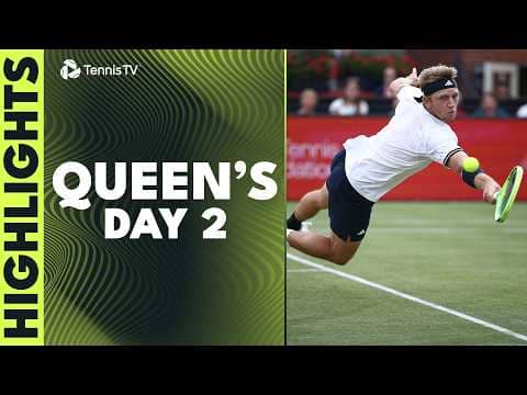 Davidovich Fokina INSANE Dive, | Queen's 2026 Day 2 Highlights