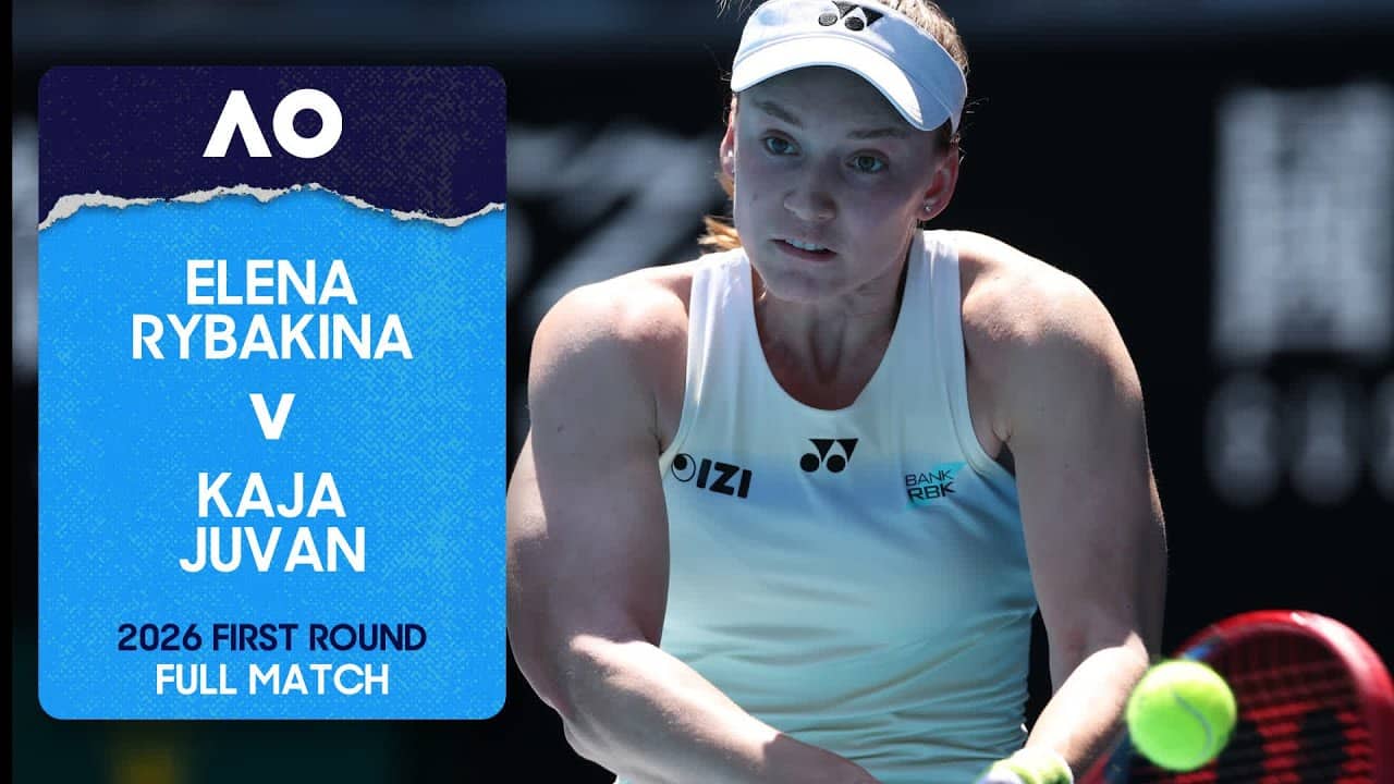 Elena Rybakina v Kaja Juvan Full Match | Australian Open 2026 First Round
