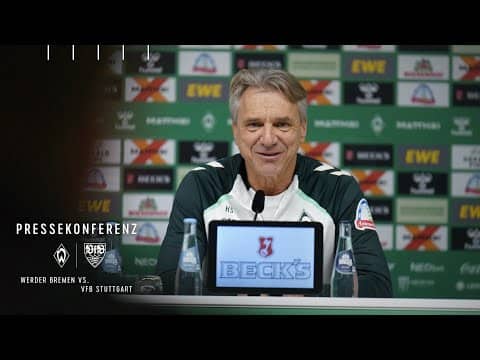 Pressekonferenz mit Horst Steffen vor Stuttgart I SV Werder Bremen vs. VfB Stuttgart