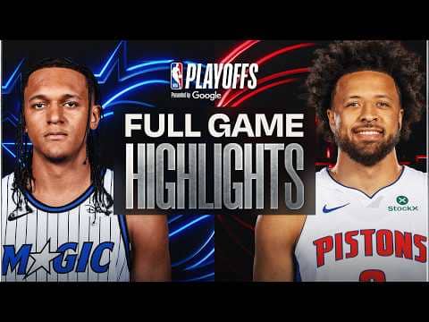 8 MAGIC at #1 PISTONS | FULL GAME 1 HIGHLIGHTS | April 22, 2026