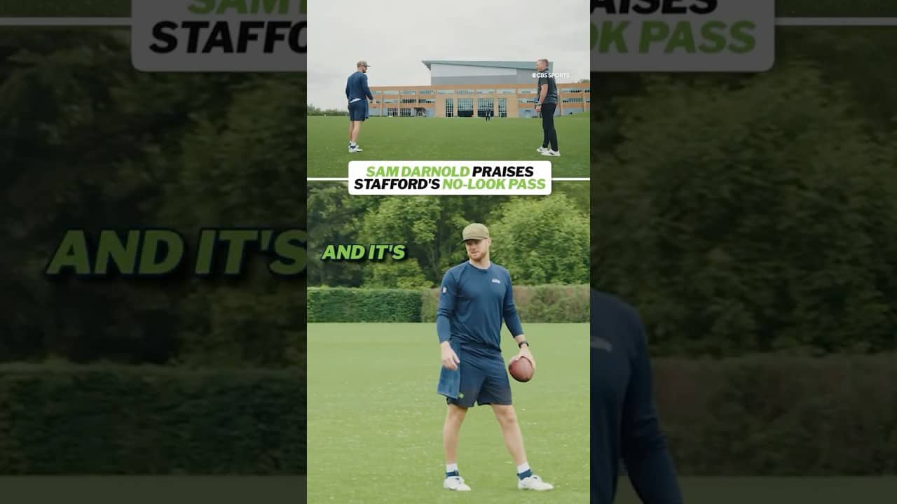 Sam Darold breaks down how impressive Matthew Stafford’s no-look pass is with Evan Washburn