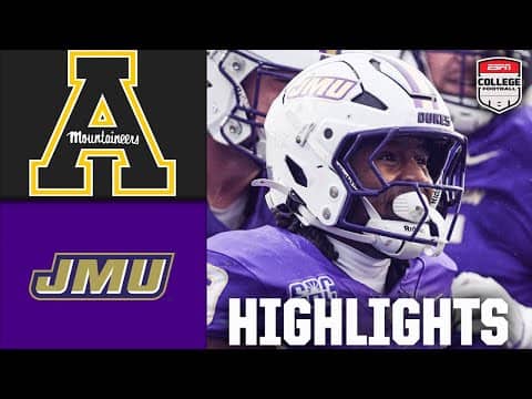 Appalachian State Mountaineers vs. James Madison Dukes | Full Highlights | ESPN College Football