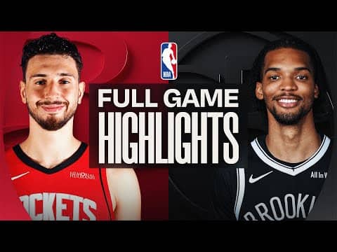 ROCKETS at NETS | FULL GAME HIGHLIGHTS | January 1, 2026