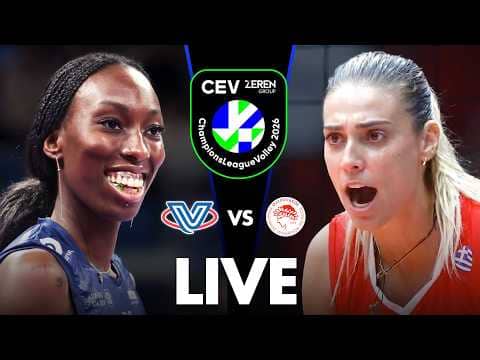Full Match | Vero Volley Milano vs Olympiacos Piraeus | CEV Champions League Volley 2026 | Women
