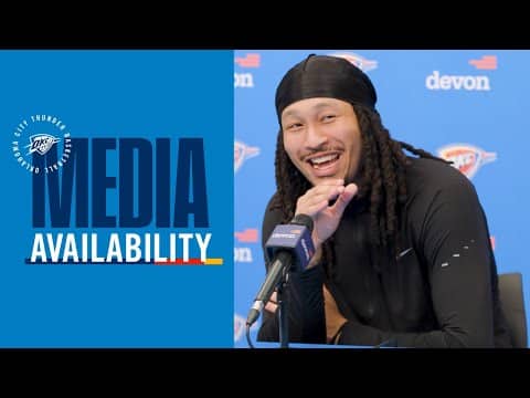 Jaylin Williams on OKC’s offensive efforts | Postgame Media | January 13, 2026