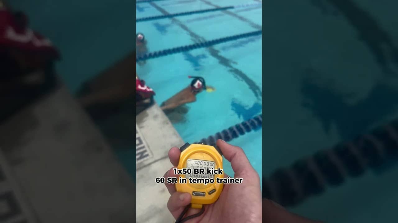 Breaststroke Kick Rate Test #theraceclub
