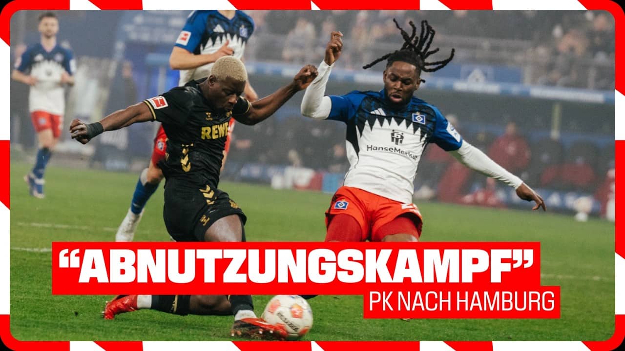 "Jeder Punkt ist Gold wert" - Pressekonferenz nach Hamburg | HSV - 1. FC Köln 1:1