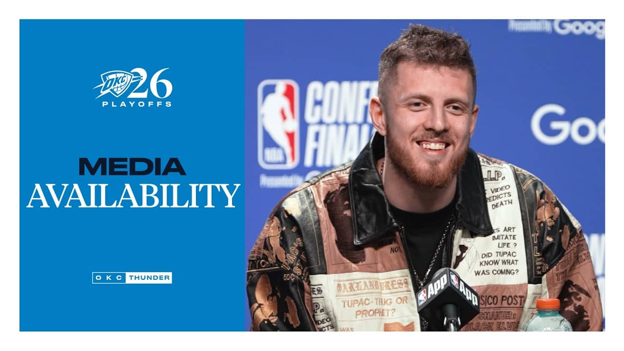 Isaiah Hartenstein on bringing physicality | Playoffs | WCF Game 2 | Postgame Media | May 20, 2026