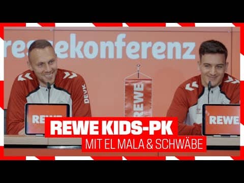 Kids-PK mit EL MALA und SCHWÄBE | "El Mala, warum kannst du so gut dribbeln?" 🤣 | 1. FC Köln