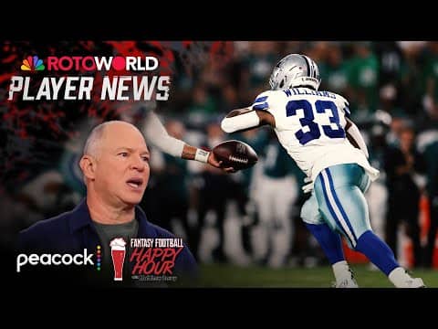 Javonte Williams could cash in on good Cowboys offense | Fantasy Football Happy Hour | NFL on NBC