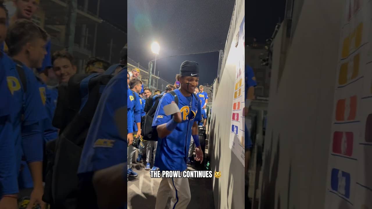 Pitt is MOVIN’ ON 😄#pittsburghpanthers #pitt #baseball #collegebaseball #ncaabaseball #sports