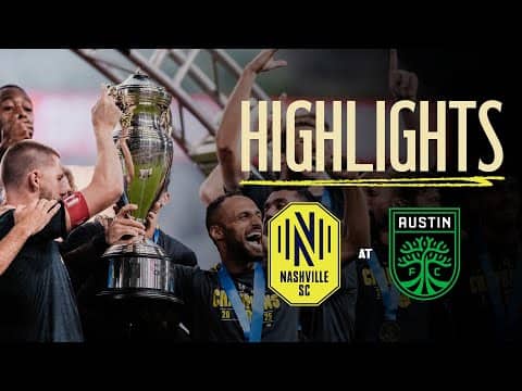 NASHVILLE SC ARE U.S. OPEN CUP CHAMPIONS