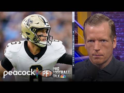 Saints have been 'impressive' with Tyler Shough starting at QB | Pro Football Talk | NFL on NBC