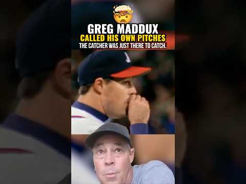 Greg Maddux called his own pitches. Before PitchCom. The catcher was just there to catch. 🤯
