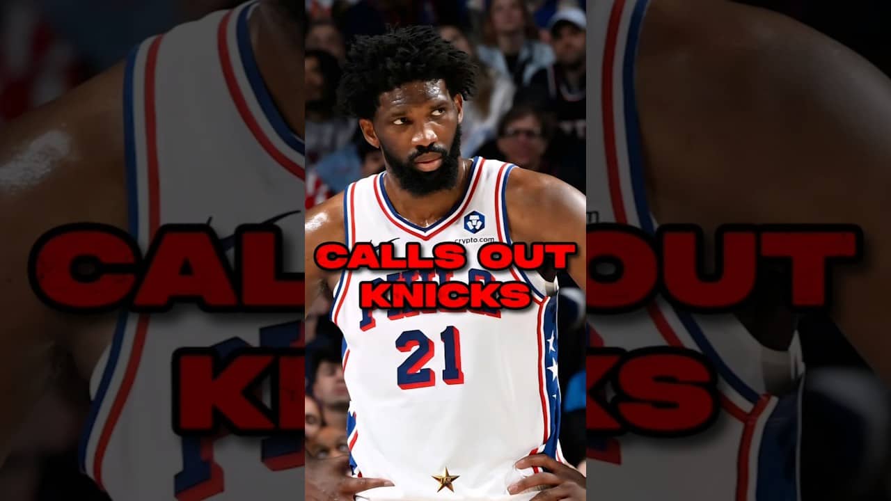 Joel Embiid CALLS OUT Knicks... #Knicks #KnicksNews #NBAPlayoffs #JoelEmbiid