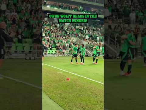 Owen Wolff wins it off the corner! 💫