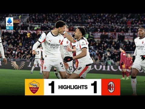 Il primo gol di De Winter e le parate di Maignan | Roma 1-1 Milan | Serie A Highlights