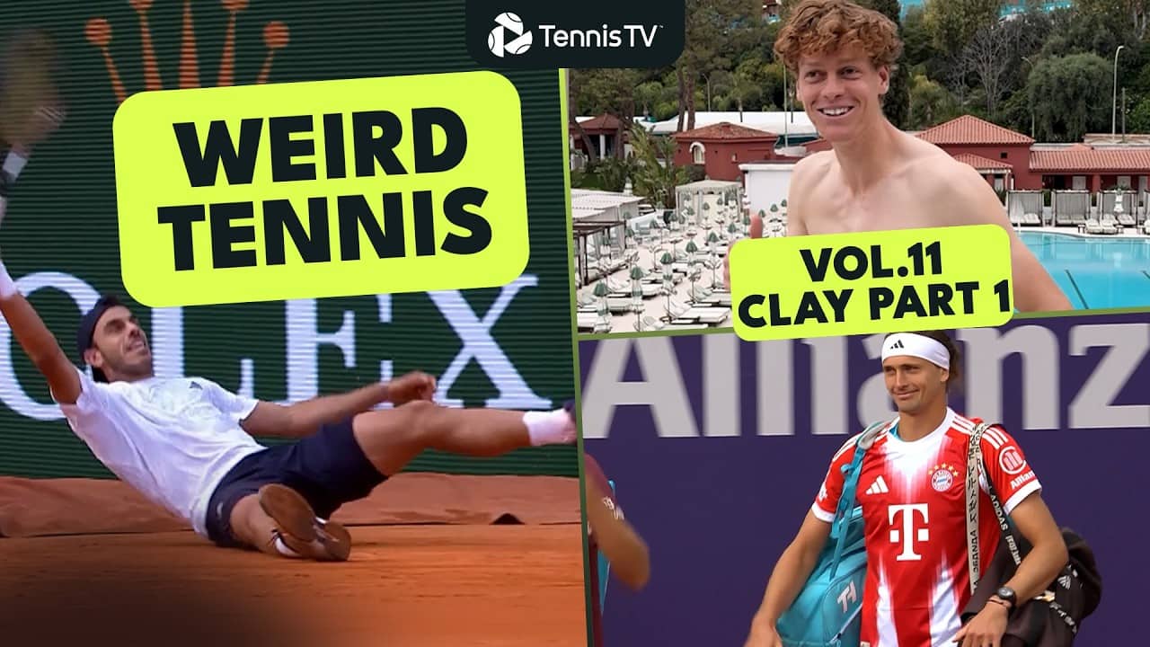 Marriage Proposals, Sinner Pool Dive & Clay Falls 🤣 | Weird Tennis Vol. 11 Clay SZN Part 1