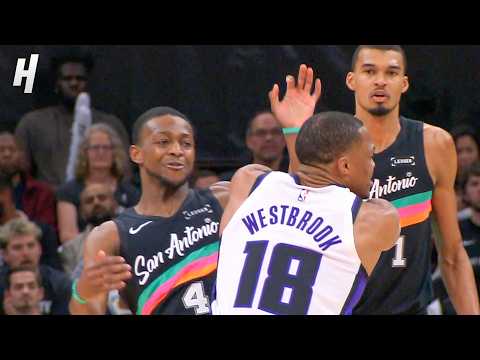 Russell Westbrook SHOVES De’Aaron Fox 😳