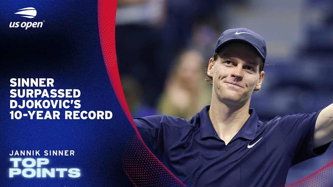 Jannik Sinner's Greatest Passing Shots | US Open