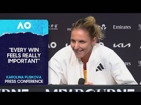 Karolina Pliskova Press Conference | Australian Open 2026 Second Round