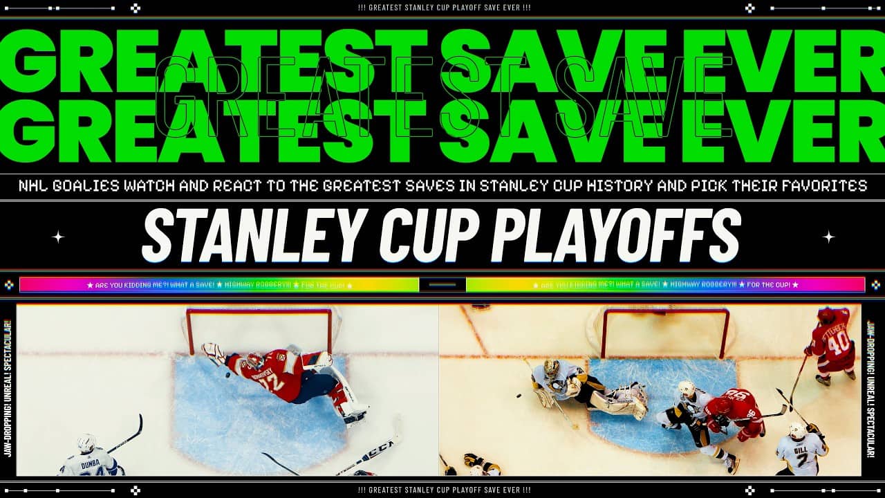 The Greatest Playoff Save Ever? These NHL Goalies Had to Pick One