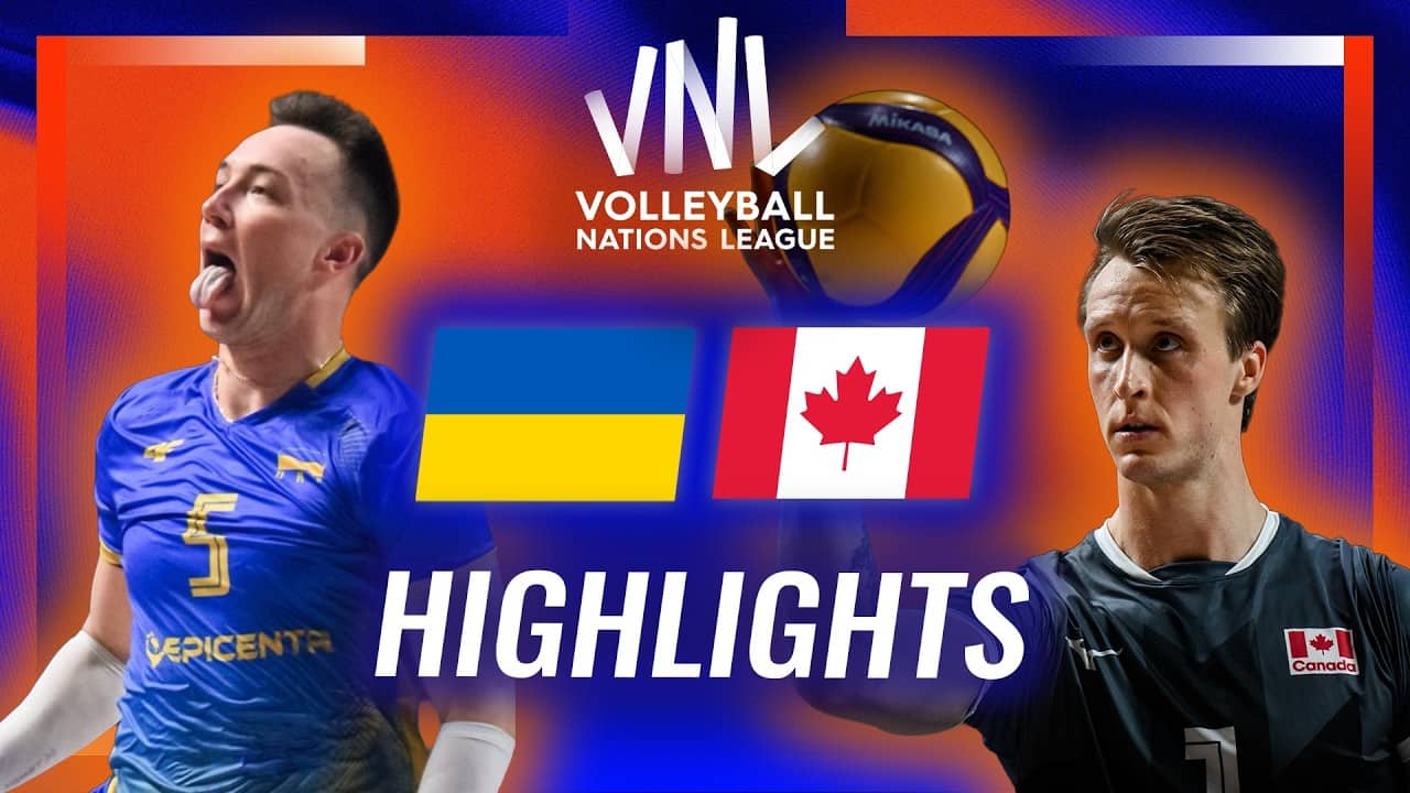 Ukraine 🇺🇦 vs. Canada 🇨🇦 - Highlights | Week 2 | Men's VNL 2026
