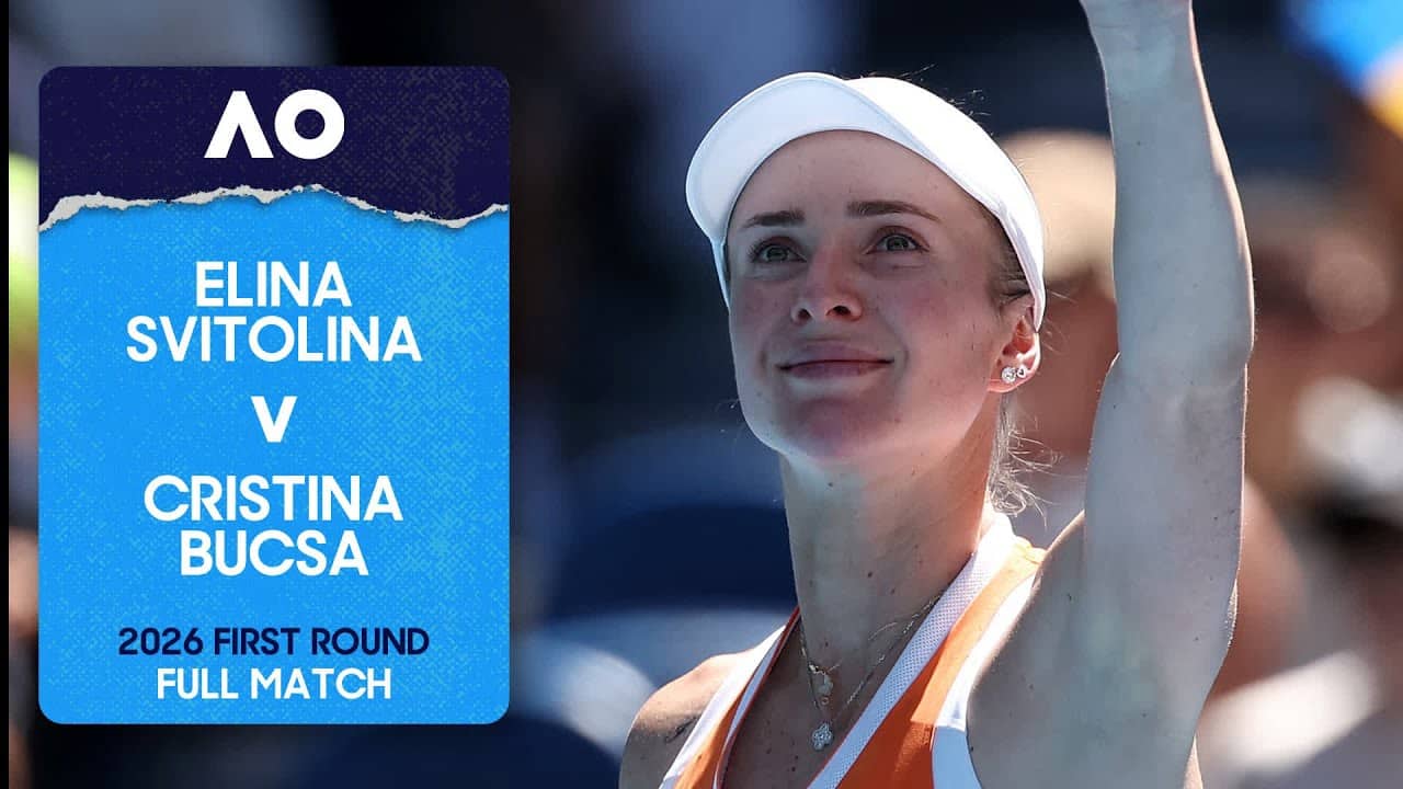 Elina Svitolina v Cristina Bucsa Full Match | Australian Open 2026 First Round