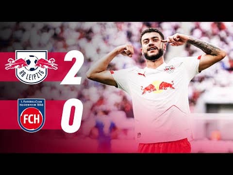 AMAZING BACKHEEL GOAL by Rômulo! | RB Leipzig vs FC Heidenheim 2-0 | Highlights Bundesliga