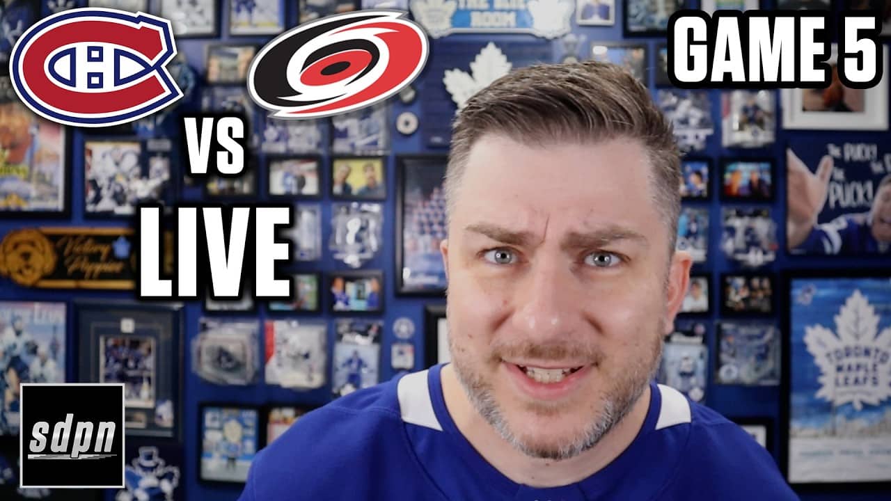 Montreal Canadiens vs Carolina Hurricanes GAME 5 LIVE w/ Steve Dangle