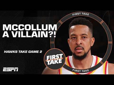 CJ McCollum the VILLAIN?! 😈 Perk and Wilbon react to Hawks-Knicks Game 2 at MSG | First Take