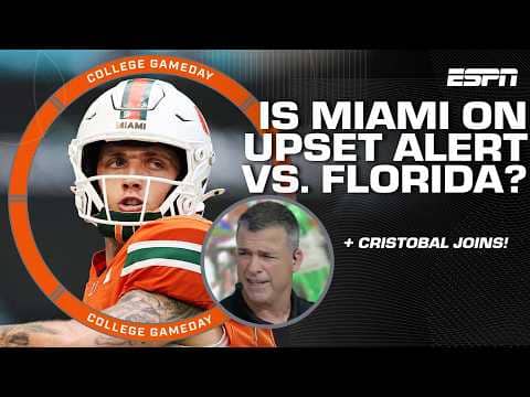 Kirk Herbstreit expects Miami will be tested emotionally vs. Florida in Week 4 👀 | College GameDay