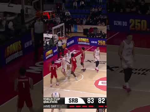 Stefan Miljenovic is the future of Serbia’s point guard spot 🔥 #FIBAWC