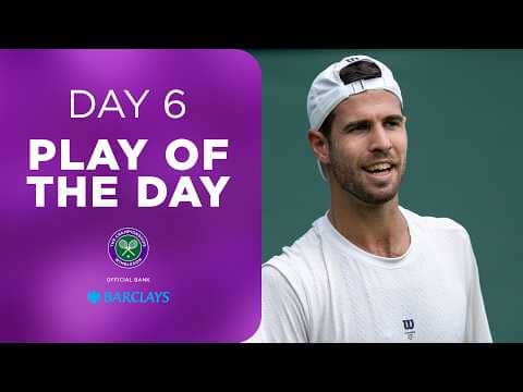 Through the legs! | Barclays Play of the Day | Day 6 | Wimbledon 2026