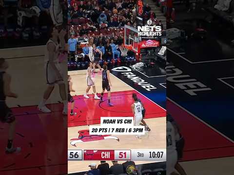 Noah Clowney stays hot ♨️ #nba #brooklynnets #highlights