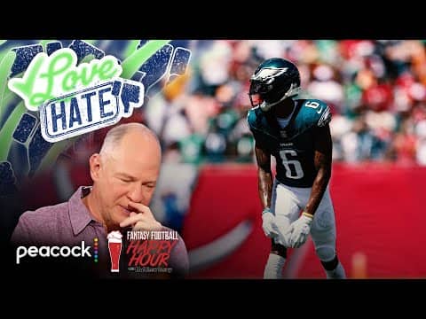 Devonta Smith, Jordan Addison unreliable WRs in Week 5 | Fantasy Football Happy Hour | NFL on NBC