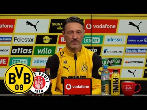 Live: Pressekonferenz mit Niko Kovac | BVB - FC St. Pauli