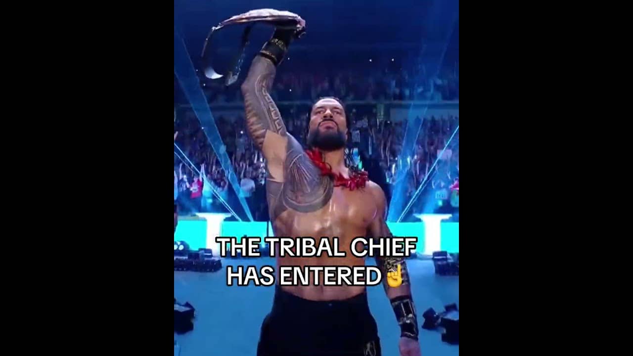 ROMAN REIGNS IS READY 🔥🔥 #WWEClash