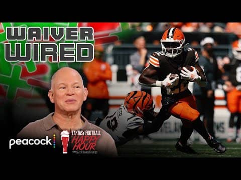 Look to Browns' Dylan Sampson on Week 2 RB waivers | Fantasy Football Happy Hour | NFL on NBC