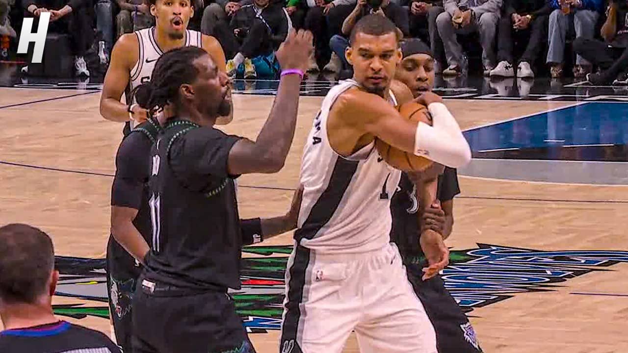 Wemby Gets FIRST CAREER EJECTION 😳 after This Elbow on Naz Reid