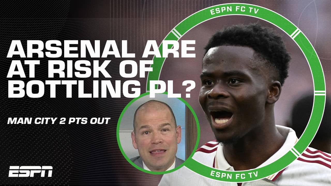 Ale Moreno says Arsenal ‘COULDN’T POSSIBLY’ fumble 1st place in the Premier League 👀 | ESPN FC