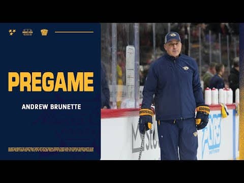 Andrew Brunette Pregame: Jan. 20, 2026