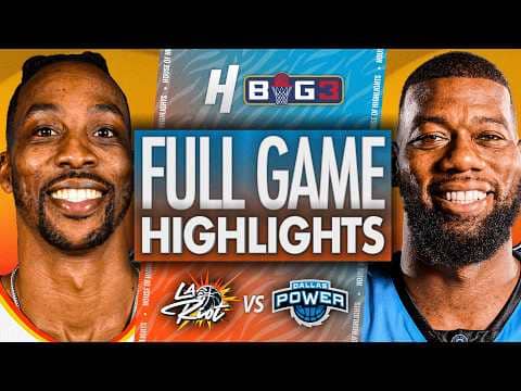 LA Riot vs Dallas Power - FULL GAME HIGHLIGHTS 🔥 BIG3 Basketball 2026