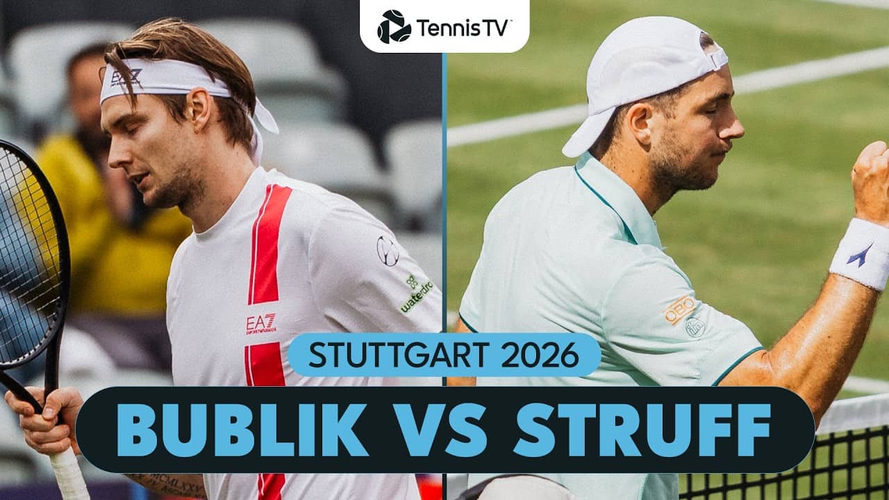 Alexander Bublik Kicks Off His Grass Season vs Jan-Lennard Struff! | Stuttgart 2026 Highlights
