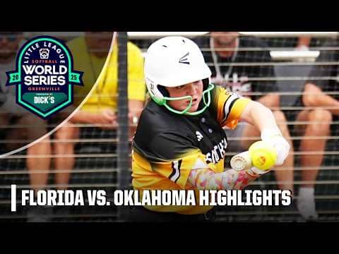 A NAIL-BITER 😬 Florida vs. Oklahoma | Little League Softball World Series | Full Game Highlights